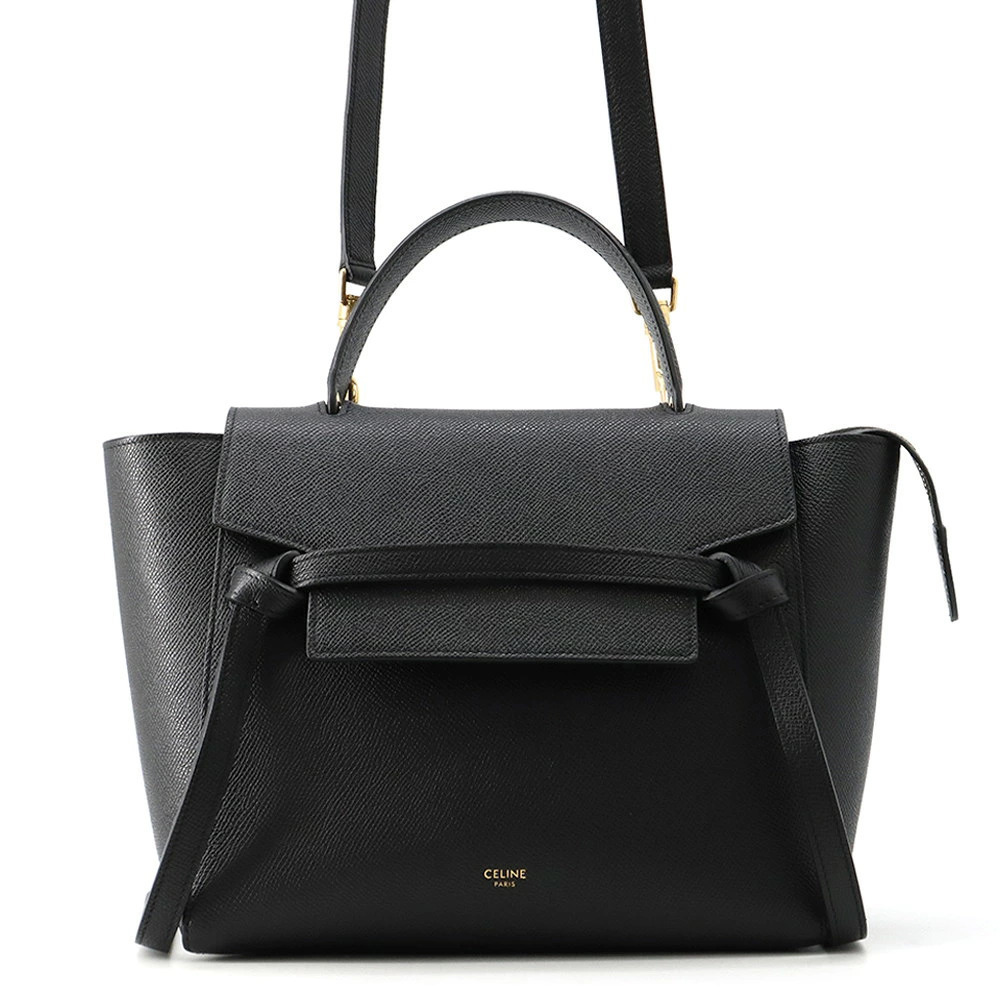 Celine Handbag Belt Bag Shoulder Black